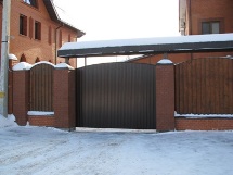 Автоматические откатные ворота