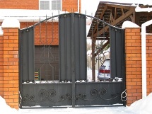 Автоматические распашные ворота